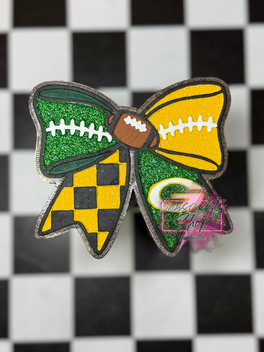 Green Bay Football Bow