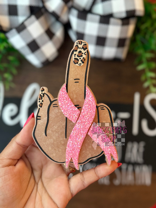 Middle Finger Awareness Ribbon Car Freshie