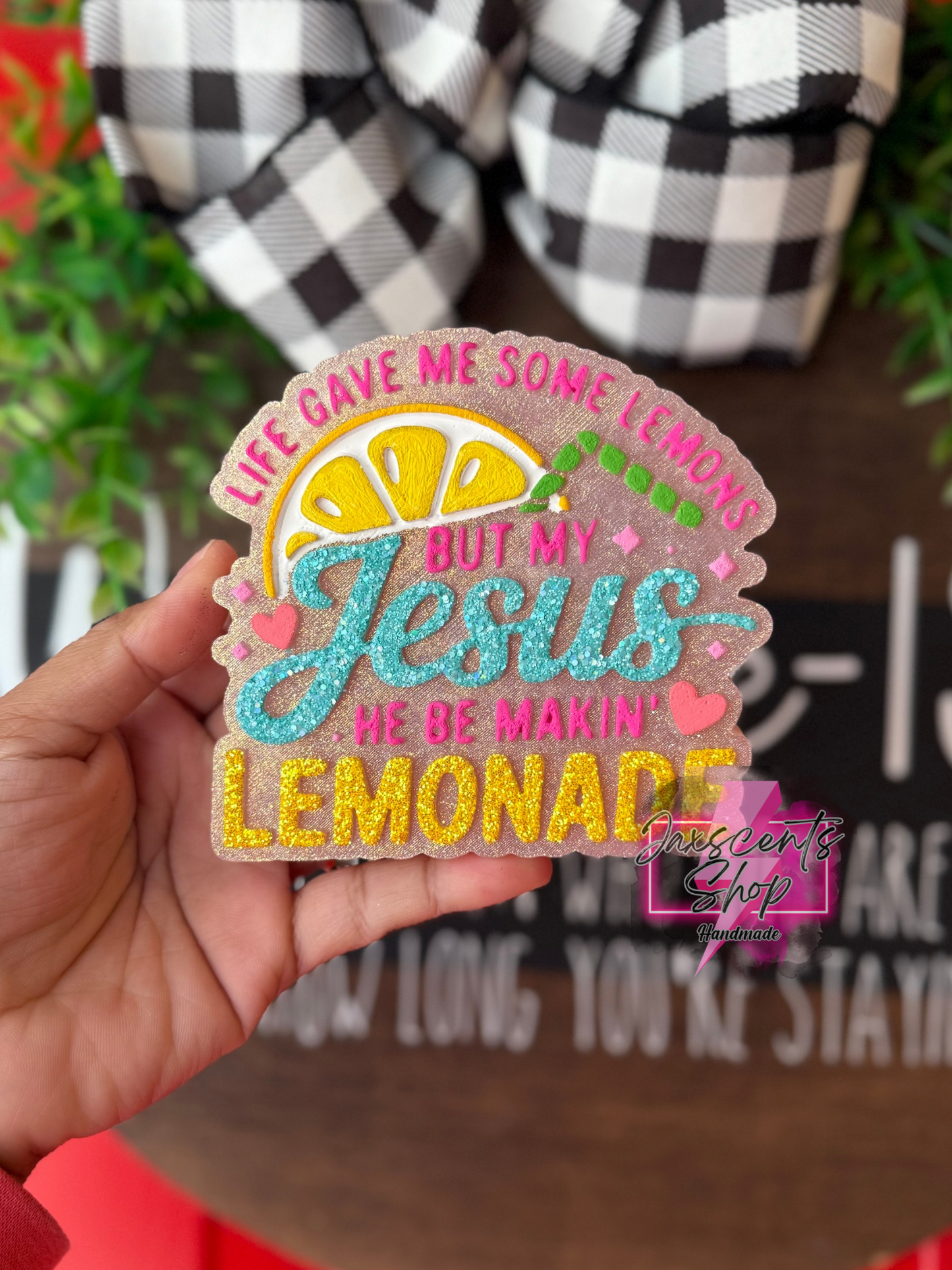 Jesus Lemonade Car Freshie