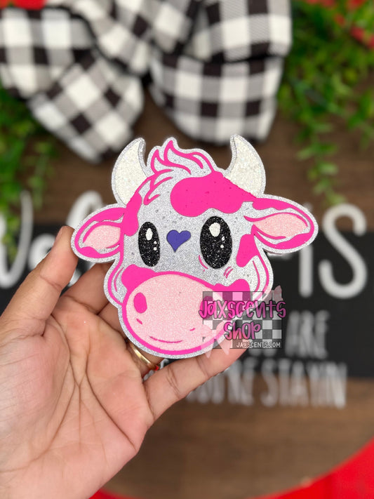 Cow with Heart Car Freshie