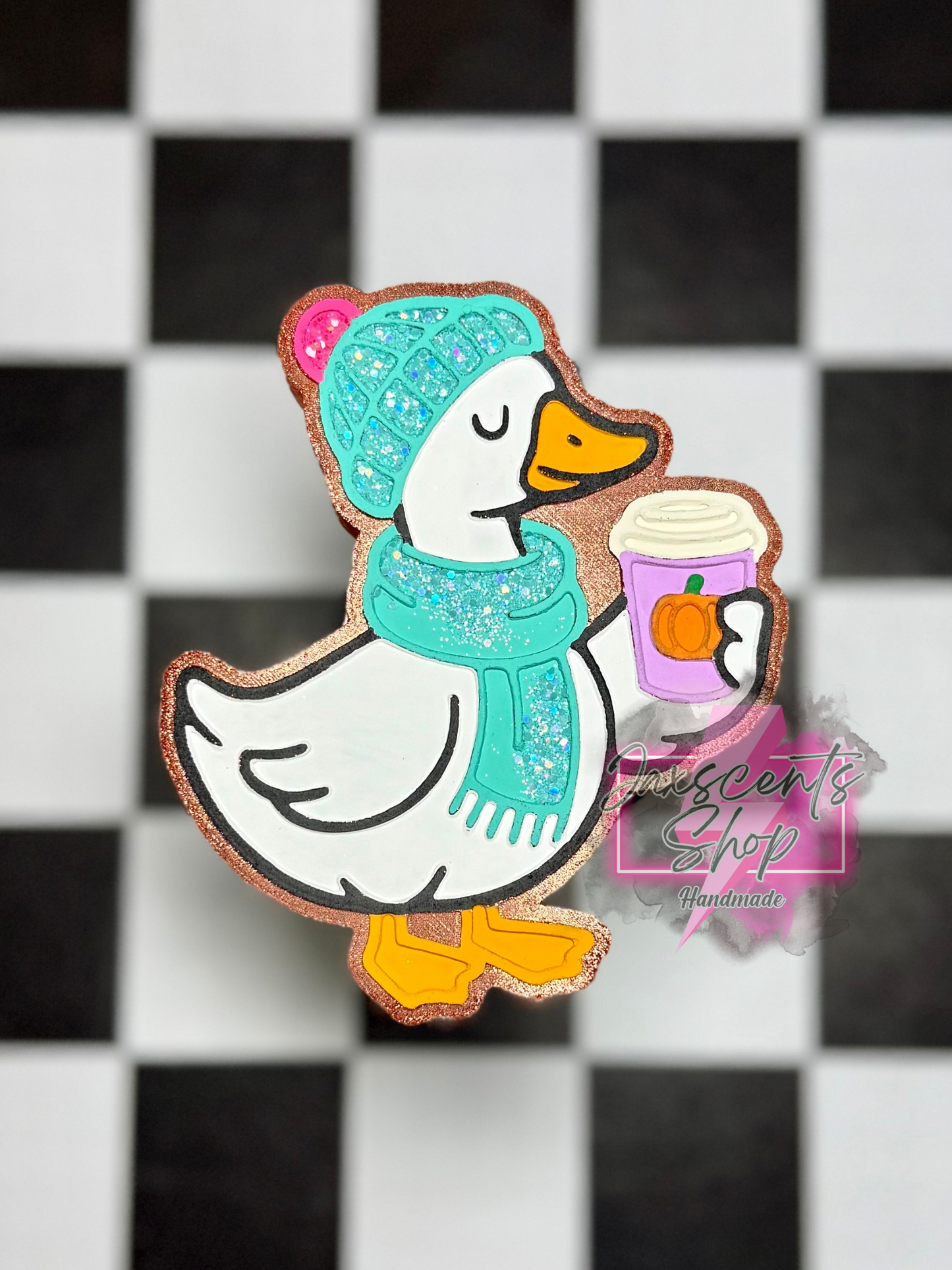 Fall Goose with Pumpkin Latte
