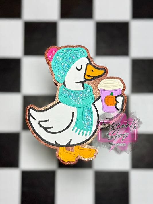 Fall Goose with Pumpkin Latte