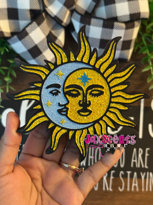 Boho Sun & Moon Car Freshie