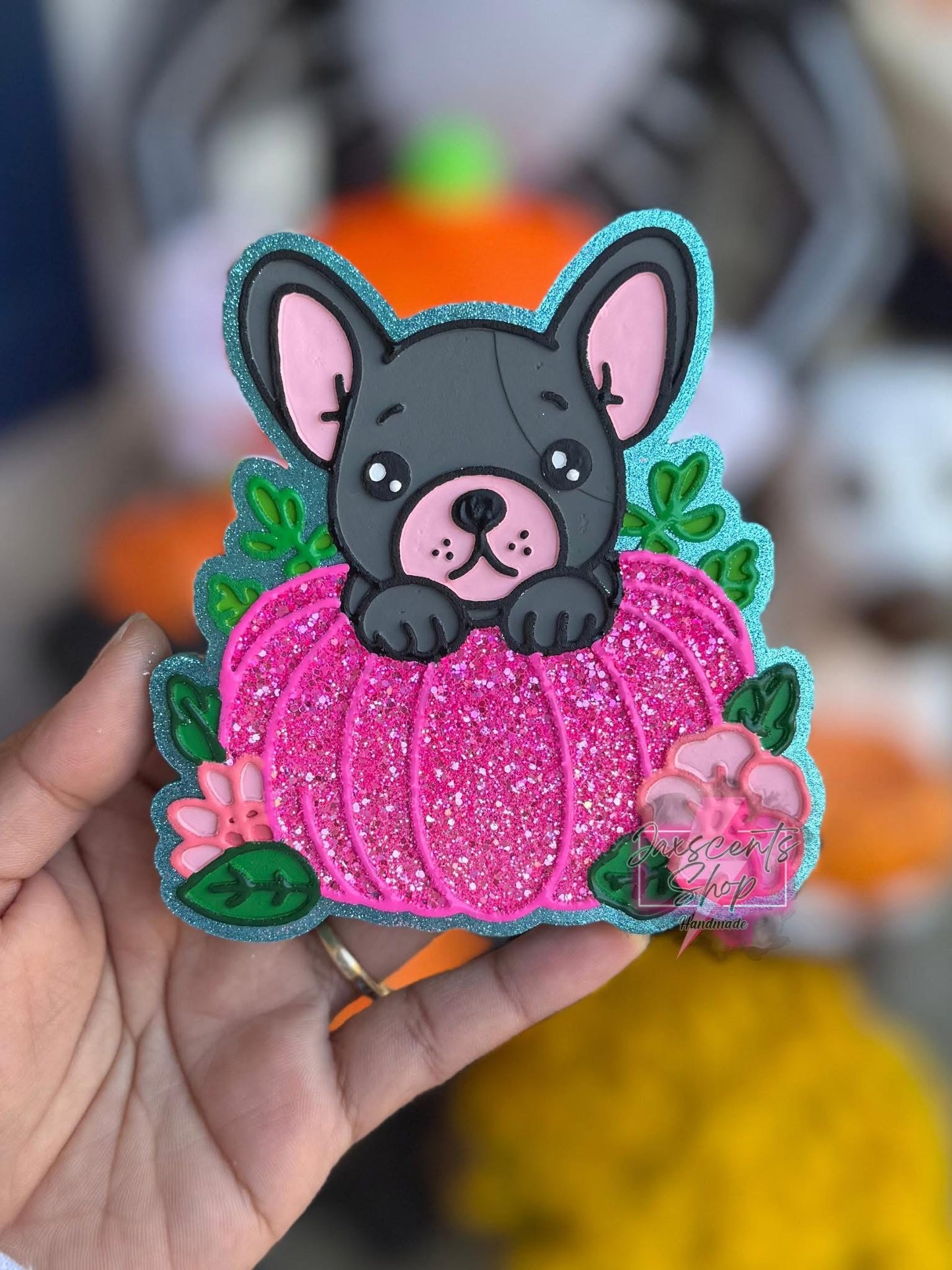 Frenchie Pup In A Pumpkin